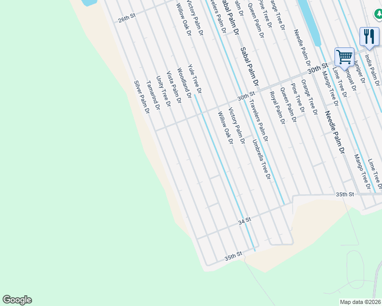 map of restaurants, bars, coffee shops, grocery stores, and more near 3043 Unity Tree Drive in Edgewater