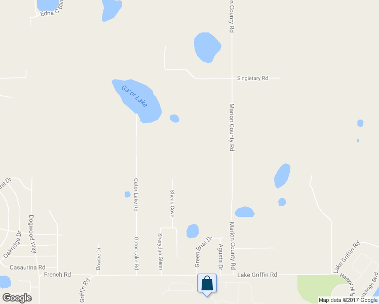 map of restaurants, bars, coffee shops, grocery stores, and more near 5708 Marion County Road in Lady Lake