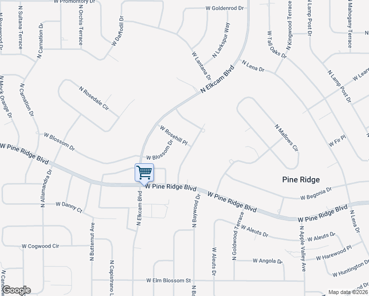 map of restaurants, bars, coffee shops, grocery stores, and more near 2924 West Rosehill Place in Beverly Hills