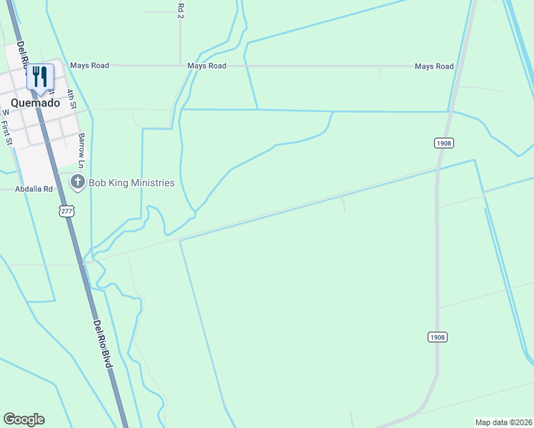 map of restaurants, bars, coffee shops, grocery stores, and more near Silver Bridge Road in Quemado