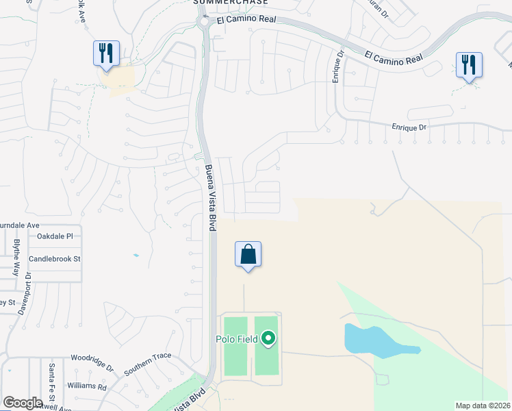 map of restaurants, bars, coffee shops, grocery stores, and more near 2824 Burgos Drive in The Villages