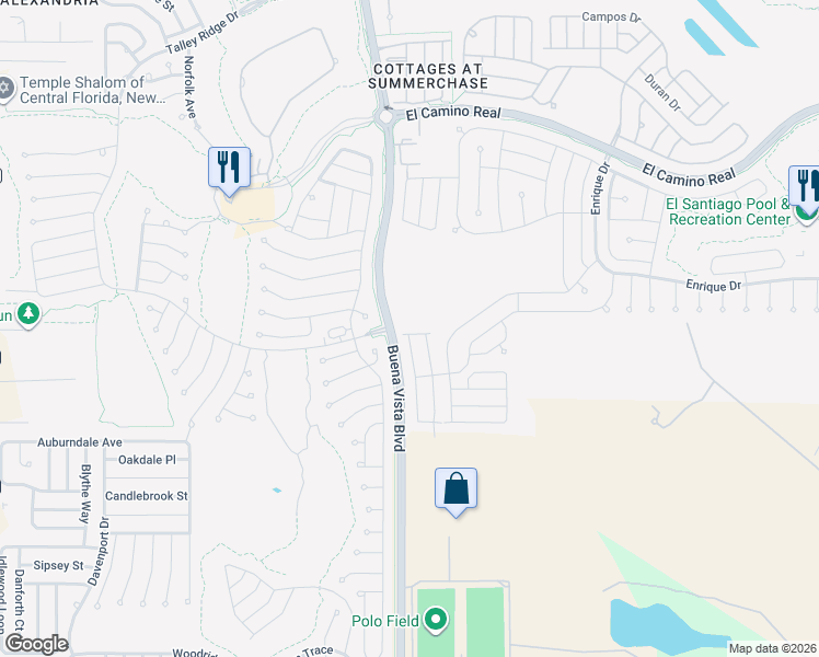 map of restaurants, bars, coffee shops, grocery stores, and more near 1416 Arredondo Drive in The Villages