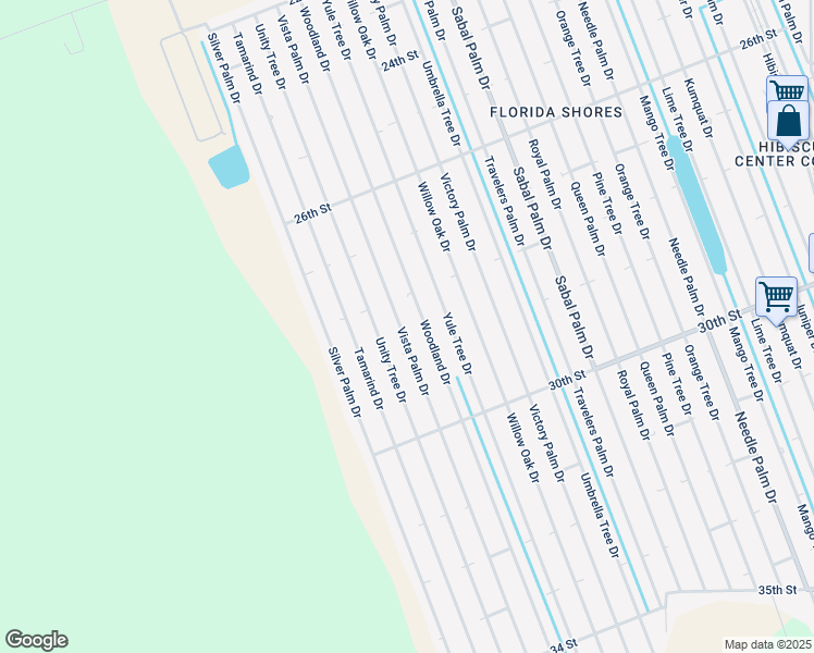 map of restaurants, bars, coffee shops, grocery stores, and more near 2819 Vista Palm Dr in Edgewater
