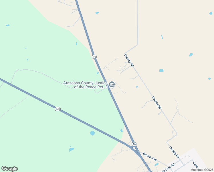 map of restaurants, bars, coffee shops, grocery stores, and more near 2270 Zanderson Avenue in Jourdanton