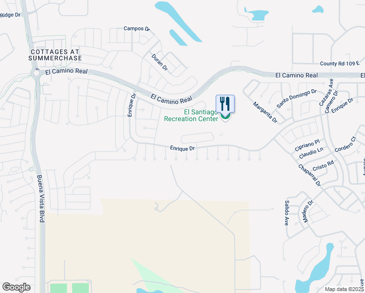 map of restaurants, bars, coffee shops, grocery stores, and more near 1312 Catalani Lane in The Villages