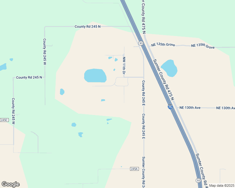 map of restaurants, bars, coffee shops, grocery stores, and more near 13118 County Road 245e in Oxford