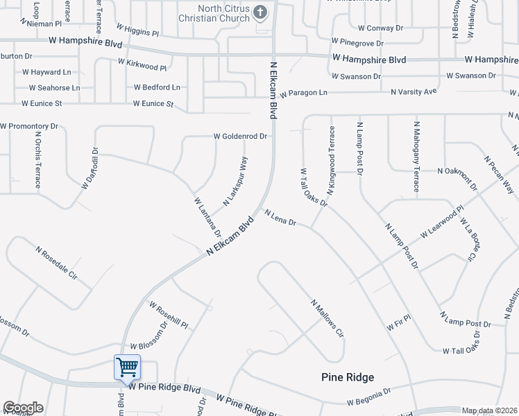 map of restaurants, bars, coffee shops, grocery stores, and more near 5780 North Lena Drive in Beverly Hills