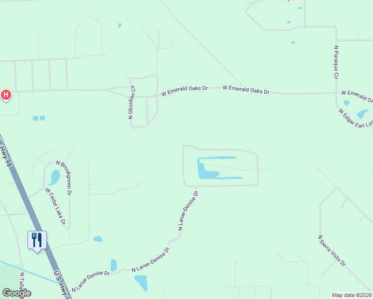 map of restaurants, bars, coffee shops, grocery stores, and more near 10244 West Pamondeho Circle in Crystal River