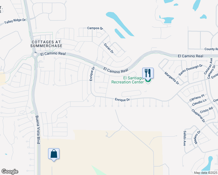 map of restaurants, bars, coffee shops, grocery stores, and more near 1413 Fortaleza Drive in The Villages