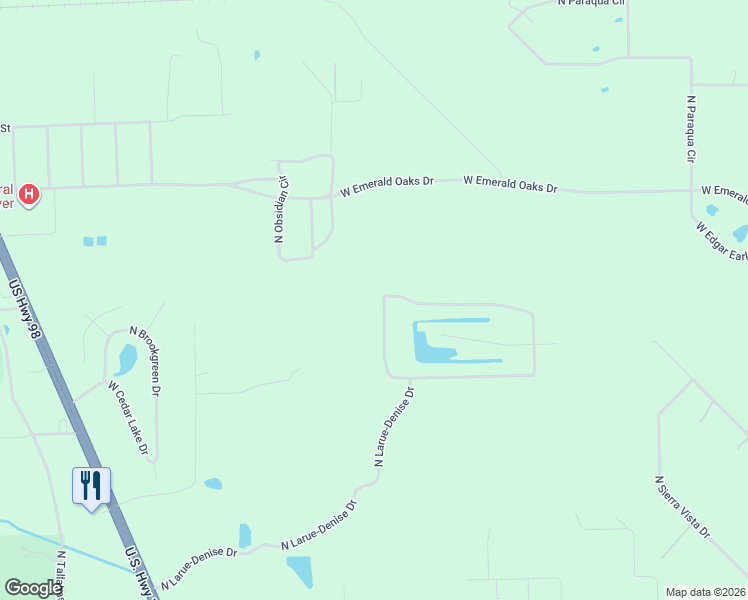 map of restaurants, bars, coffee shops, grocery stores, and more near 10244 West Pamondeho Circle in Crystal River
