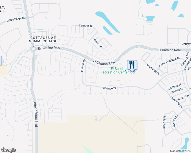 map of restaurants, bars, coffee shops, grocery stores, and more near 1413 Fortaleza Drive in The Villages