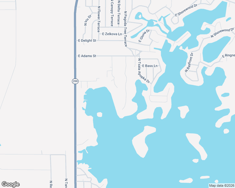 map of restaurants, bars, coffee shops, grocery stores, and more near 5874 North Briarcliff Terrace in Hernando