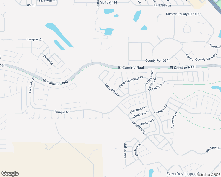 map of restaurants, bars, coffee shops, grocery stores, and more near 2135 Margarita Drive in The Villages