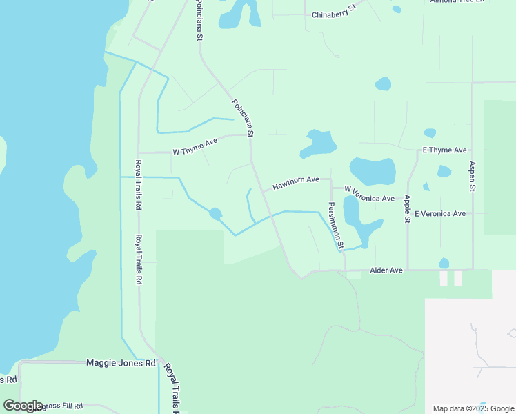 map of restaurants, bars, coffee shops, grocery stores, and more near 41319 Poinciana Street in Eustis
