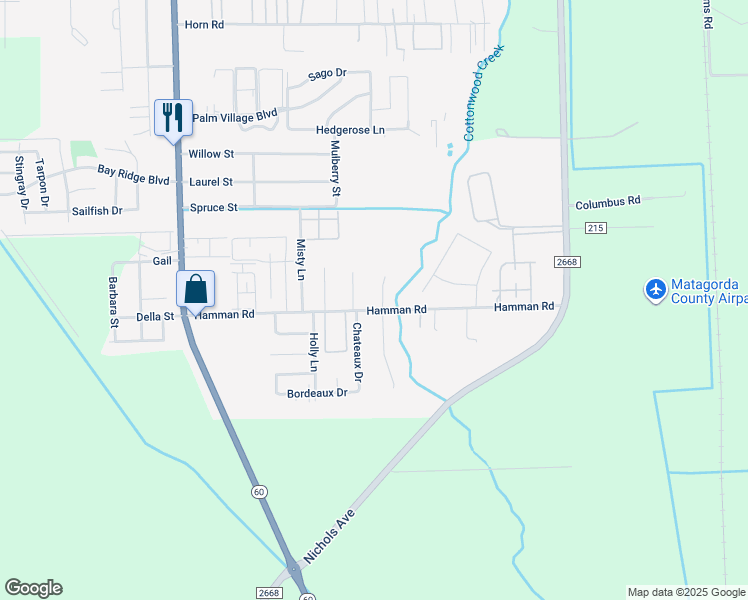 map of restaurants, bars, coffee shops, grocery stores, and more near 9 Renwick Street in Bay City