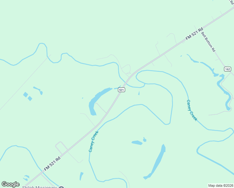 map of restaurants, bars, coffee shops, grocery stores, and more near FM 521 Road in Bay City