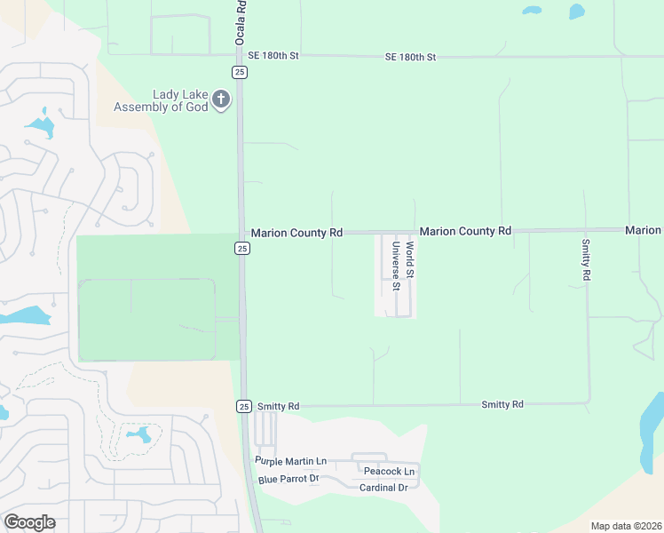 map of restaurants, bars, coffee shops, grocery stores, and more near 41399 Sleepy Lane in Weirsdale