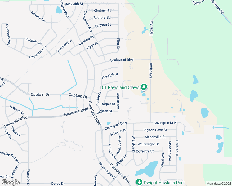 map of restaurants, bars, coffee shops, grocery stores, and more near 3226 Croton Avenue in Deltona