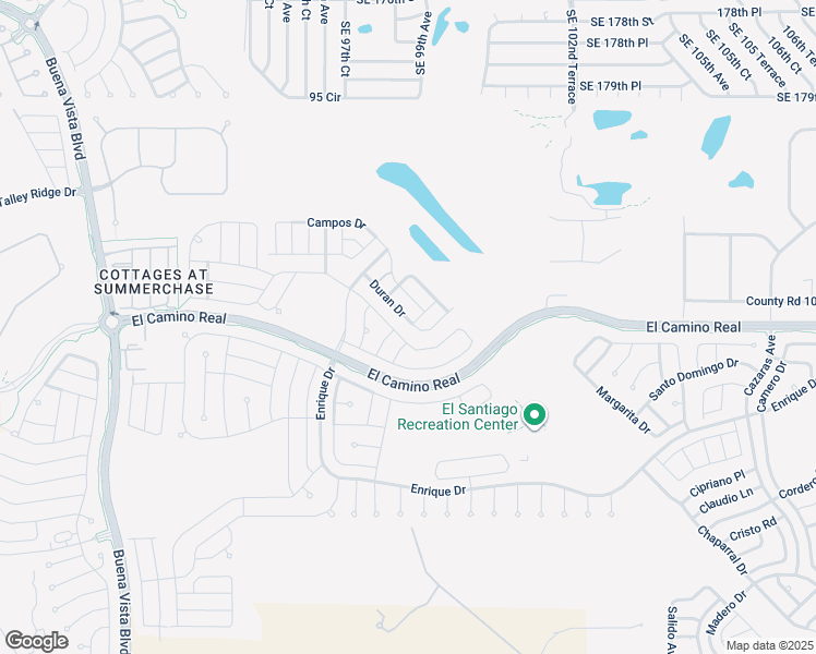 map of restaurants, bars, coffee shops, grocery stores, and more near 2510 Ponce Place in The Villages