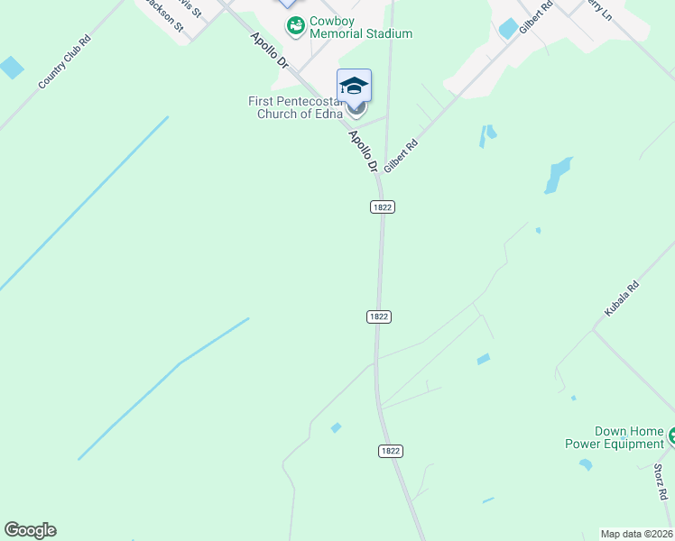 map of restaurants, bars, coffee shops, grocery stores, and more near in Edna