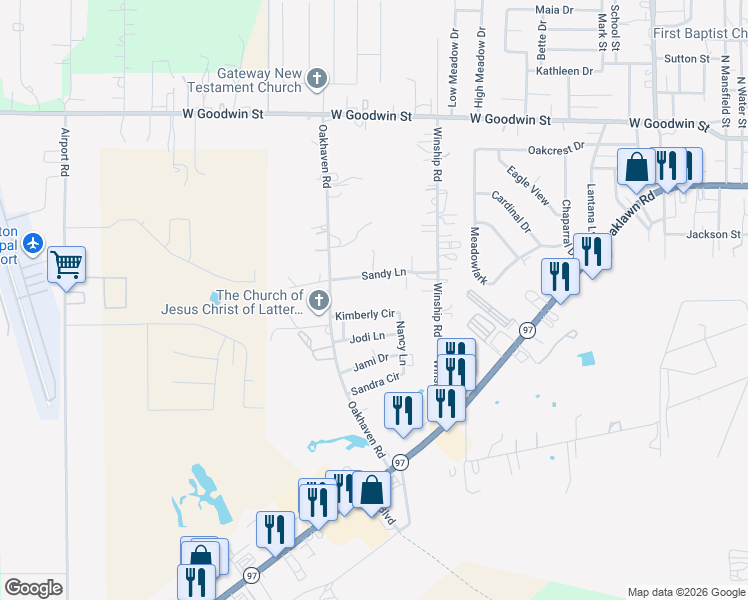 map of restaurants, bars, coffee shops, grocery stores, and more near 1506 Kimberly Circle in Pleasanton