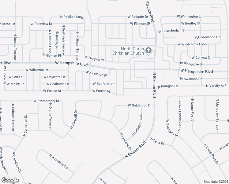 map of restaurants, bars, coffee shops, grocery stores, and more near 6162 North Allston Terrace in Citrus Springs