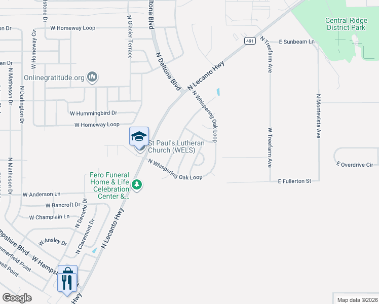 map of restaurants, bars, coffee shops, grocery stores, and more near 6157 North Silver Palm Way in Beverly Hills
