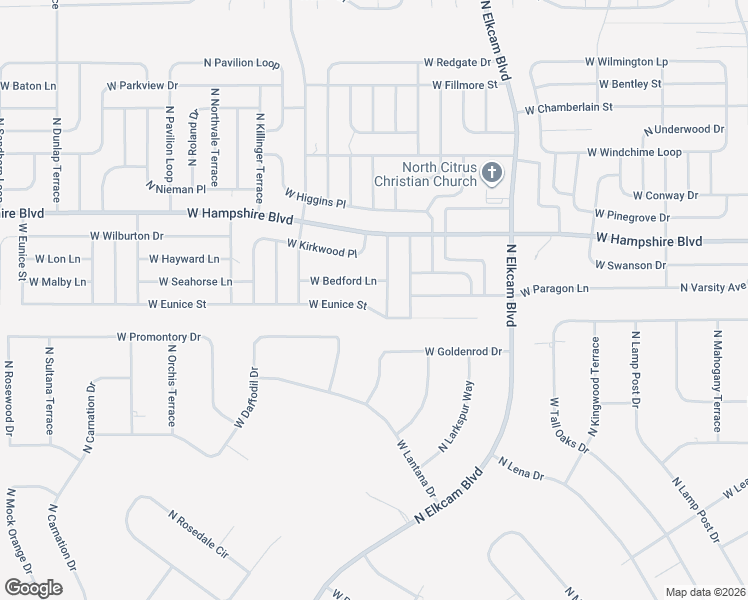 map of restaurants, bars, coffee shops, grocery stores, and more near 6162 North Allston Terrace in Citrus Springs