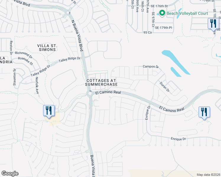 map of restaurants, bars, coffee shops, grocery stores, and more near 2722 Privada Drive in The Villages