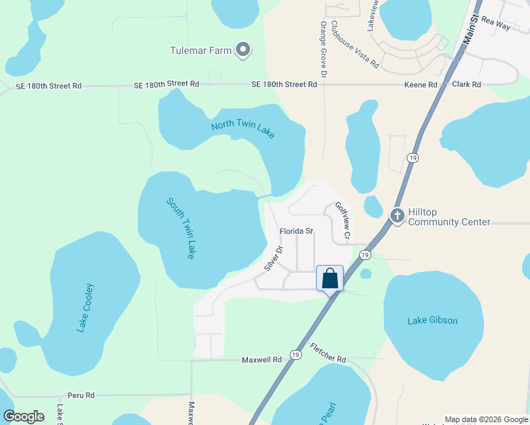 map of restaurants, bars, coffee shops, grocery stores, and more near 41525 Silver Drive in Umatilla