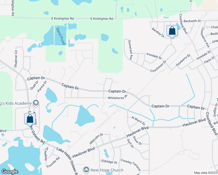 map of restaurants, bars, coffee shops, grocery stores, and more near 3210 Sawyer Circle in Deltona