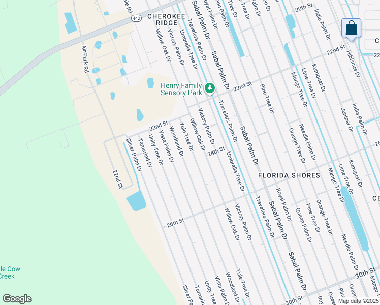 map of restaurants, bars, coffee shops, grocery stores, and more near 2324 Yule Tree Drive in Edgewater