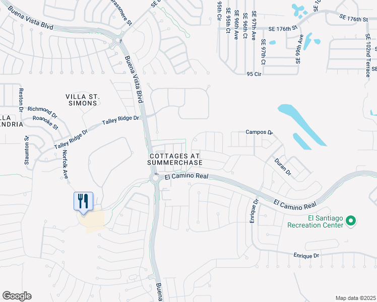 map of restaurants, bars, coffee shops, grocery stores, and more near 2740 Privada Drive in The Villages