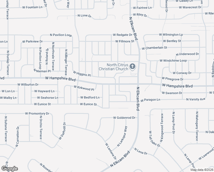 map of restaurants, bars, coffee shops, grocery stores, and more near 2851 West Hampshire Boulevard in Citrus Springs