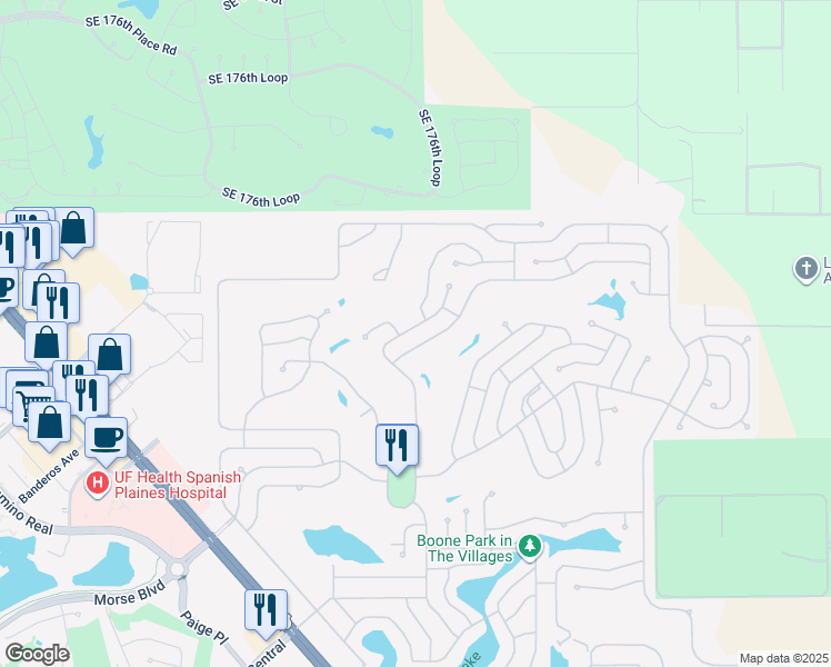map of restaurants, bars, coffee shops, grocery stores, and more near 1715 Magnolia Avenue in Lady Lake
