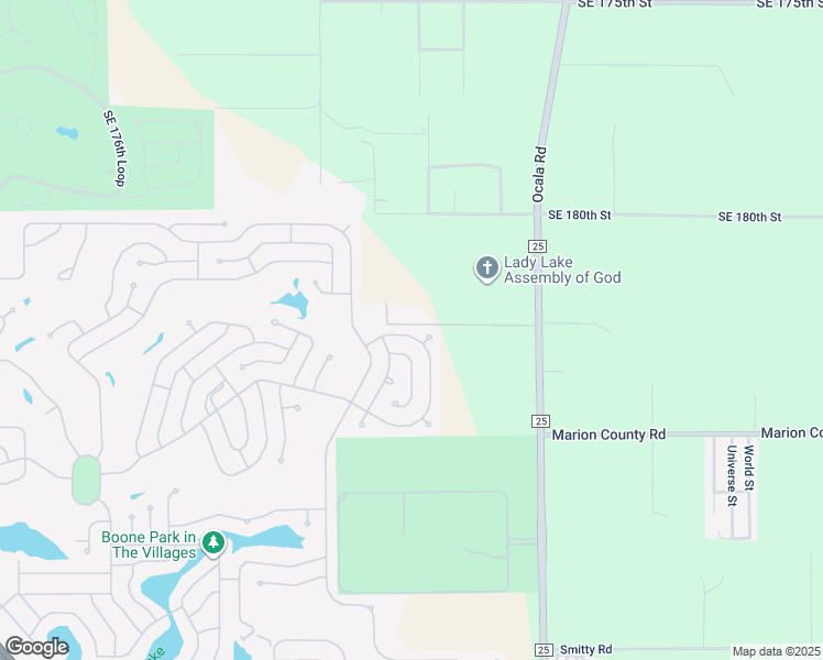 map of restaurants, bars, coffee shops, grocery stores, and more near 516 Saint Andrews Boulevard in Lady Lake