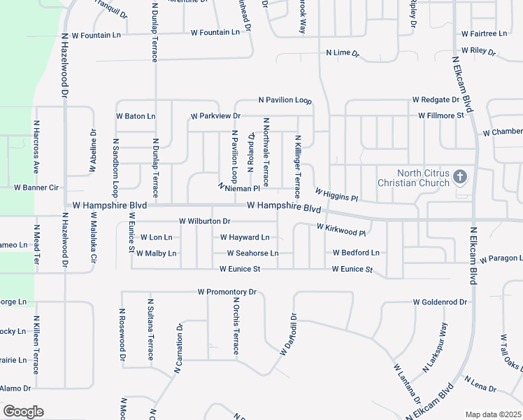 map of restaurants, bars, coffee shops, grocery stores, and more near 3411 West Wilburton Drive in Citrus Springs