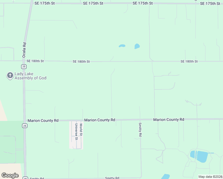 map of restaurants, bars, coffee shops, grocery stores, and more near 41919 Harlow Place in Weirsdale