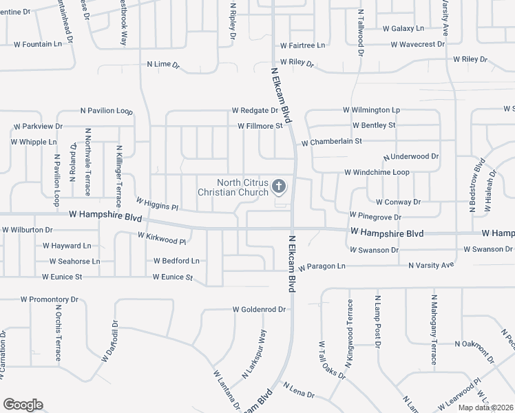 map of restaurants, bars, coffee shops, grocery stores, and more near 6499 North Airmont Drive in Citrus Springs