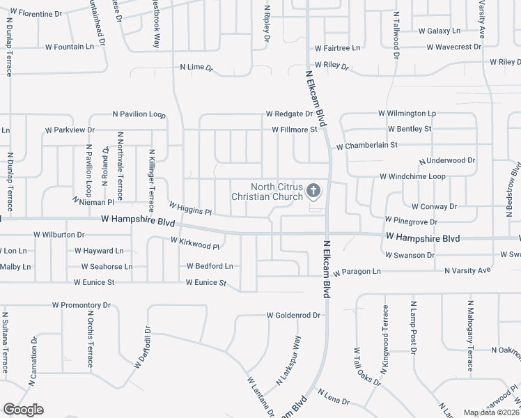 map of restaurants, bars, coffee shops, grocery stores, and more near 6469 North Airmont Drive in Citrus Springs