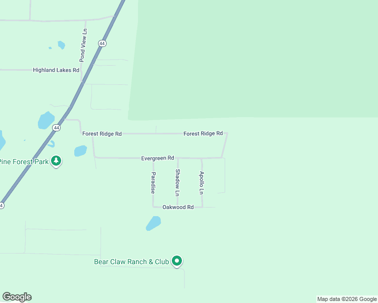 map of restaurants, bars, coffee shops, grocery stores, and more near 33150 Forest Ridge Road in DeLand