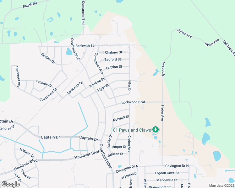 map of restaurants, bars, coffee shops, grocery stores, and more near 3291 Commerce Avenue in Deltona