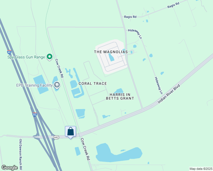 map of restaurants, bars, coffee shops, grocery stores, and more near 556 Coral Trace Boulevard in Edgewater