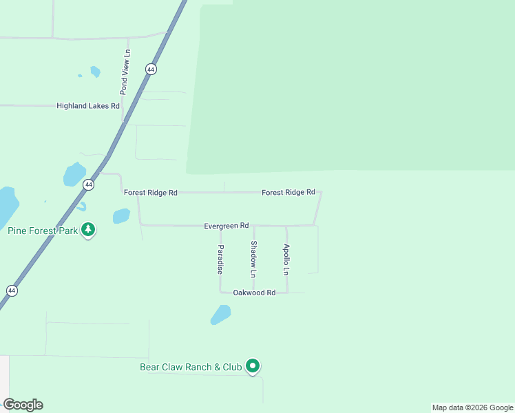 map of restaurants, bars, coffee shops, grocery stores, and more near 33150 Forest Ridge Road in DeLand