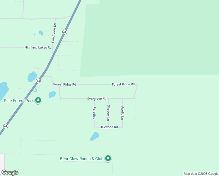 map of restaurants, bars, coffee shops, grocery stores, and more near 33150 Forest Ridge Road in DeLand