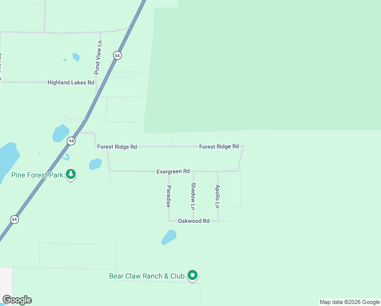 map of restaurants, bars, coffee shops, grocery stores, and more near 33150 Forest Ridge Road in DeLand