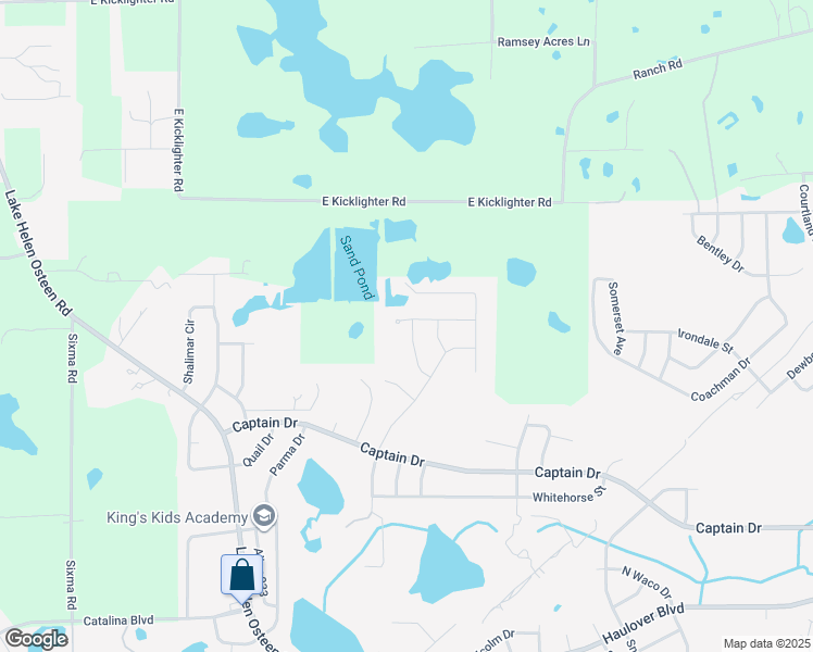 map of restaurants, bars, coffee shops, grocery stores, and more near 2261 Saint Augustine Street in Deltona
