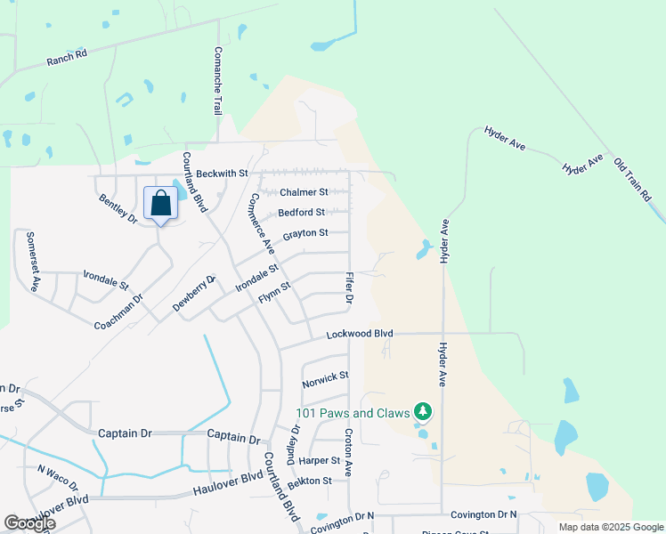 map of restaurants, bars, coffee shops, grocery stores, and more near 2960 Flynn Street in Deltona