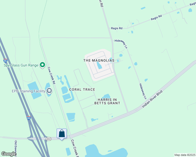 map of restaurants, bars, coffee shops, grocery stores, and more near 1754 Persimmon Circle in Edgewater