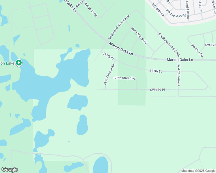 map of restaurants, bars, coffee shops, grocery stores, and more near 178th Street Road in Ocala